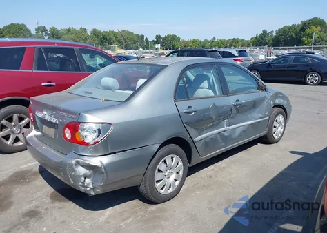 2004 Toyota Corolla Le из США, поврежденный, VIN 2T1BR32E44C274161